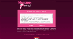 Desktop Screenshot of monstres-hentai.com